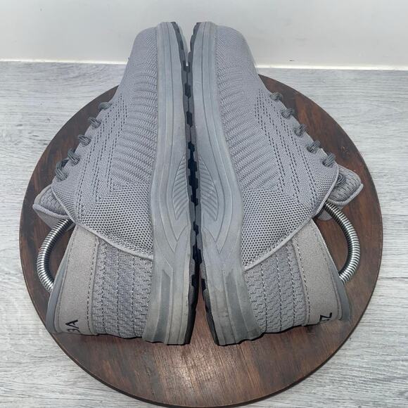 Zeba Steel Grey Mens Size 8.5 6E Extra Wide Shoes Sneakers Lace Up Mesh Comfort main image 4